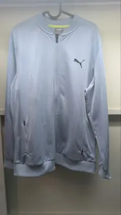 PUMA ライトブルー ジップアップジャケット XXL