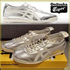 Onitsuka Tiger メタリックシルバー スニーカー