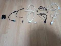 充電器とケーブル5本セット USBタイプA＆C、USBタイプA＆microUSB