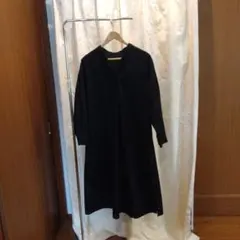 【婦人服】グローバルワーク　黒の長袖ワンピース