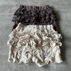 プティマイン メロウ ショートパンツ 90 2枚