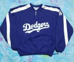 【Majestic】ロサンゼルス ドジャース プルオーバー ジャケット Mサイズ