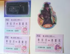 銀河特急ミルキー★サブウェイ ステッカー＆乗車券セット アカネ カナタ