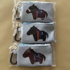 サラブレッドコレクション　ポーチ　3個セット