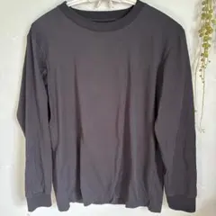 UNIQLO AIRism 長袖カットソー ブラックMサイズ