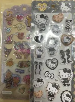 ハローキティ.マシュマロシール.ドロップジェリーシール.サンリオ.日焼け