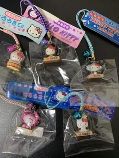 ハローキティ 根付 海鮮シリーズ 5点セット