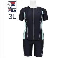 新品✨FILA フィラ フィットネス水着 15号 3L セパレート ブラックのサムネイル