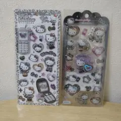 【国内正規品】平成はっぴーフォン ドロップジェリー 白黒 モノクロ キティちゃん