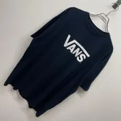 【VANS】バンズ ビッグロゴ プリント Tシャツ ストリート 黒 ブラックのサムネイル