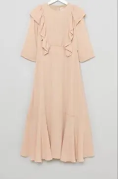 troisieme chaco ペプラムヘムシフォンワンピース オケージョンのサムネイル