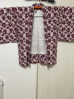 レディース　羽織り　着物　仕付け糸付き