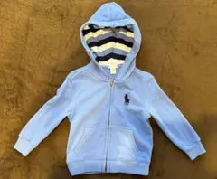 Ralph Lauren 水色 フード付きパーカー
