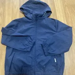 ネイビー フード付きジャケット
