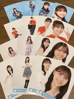 平岡海月 日向坂46 浴衣 ロゴT 夏フェス ひな誕祭 生写真 16種コンプ