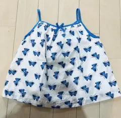 美品☆未使用⭐︎baby gap 80 バタフライ　蝶々　キャミソール　春夏のサムネイル