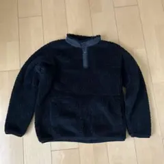 ユニクロ ホワイトマウンテニアリング　フリースプルオーバー　黒色 150cm