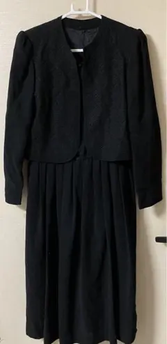 レディースブラックフォーマルワンピース　冠婚葬祭　喪服　礼服11号