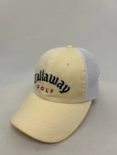 【Callaway Golf】キャップ イエロー メッシュ　スポーツ　ゴルフのサムネイル