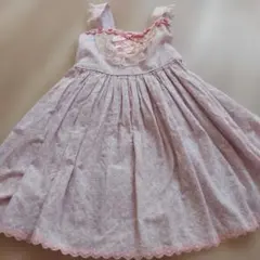 花柄ノースリーブワンピース １２０cm ピンク