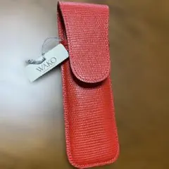 ZAO クロコダイル レッドペンケース - メルカリ