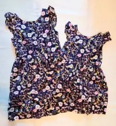 GAP KIDSワンピース 姉妹セット 花柄　130cm＆110c