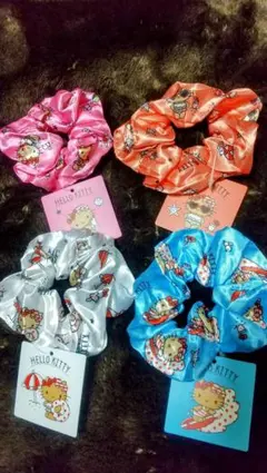 日焼けキティ シュシュ4色セット