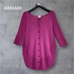 ARMANI COLLEZIONI ニットカーディガン 五分袖 40アルマーニのサムネイル
