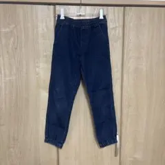 キッズ デニム ジョガーパンツ ネイビー