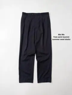 80s 90s Yves saint laurent サマーウールスラックスのサムネイル