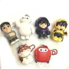 ベイマックス　キーホルダー　ソフビ　フィギュア　セット