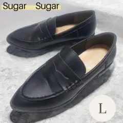 【状態良】SUGAR SUGAR /シュガーシュガーコインローファー L 24㎝