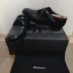Barbanera ブラックレザードレスシューズのサムネイル
