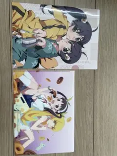 物語シリーズ　クリアファイル2枚セット