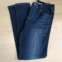 キッズ　子供デニムパンツ　ゴム　150cm