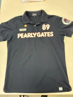 PEARLY GATES ポロシャツ 89 サイズ5 ネイビー
