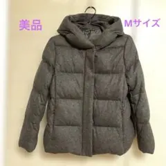 ⭐︎美品⭐︎フード付きグレーダウンジャケット