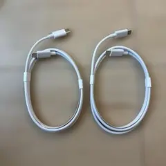 USB-Cケーブル 2本セット 約1メートル