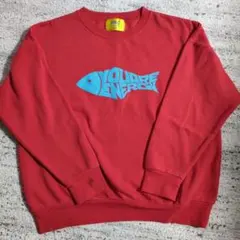 BRANSHES DRC 裏起毛 トレーナー 150 赤