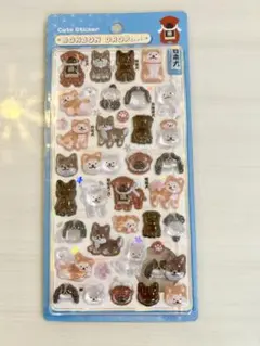 正規品 クーリア 和柄 ボンボンドロップシール 柴犬　黒柴　白柴　犬