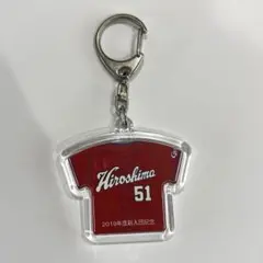 カープ小園選手のキーホルダー