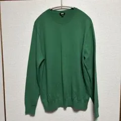 ユニクロ　ニット　コットン100% グリーン