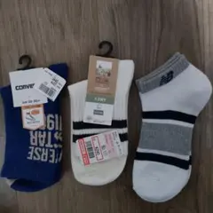 ソックス 23-25cm　3点セット