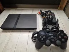 動作確認済　すぐ遊べる PS2 SCPH-70000 薄型 ブラック