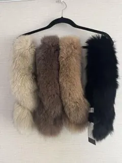 美品サガフォックスSAGA FOX リアルファーティペット　ショール