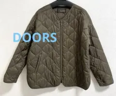 DOORS ドアーズ ひょうたんキルティングノーカラージャケット