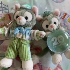 TDS ダッフィー＆フレンズ 20周年 ジェラトーニ ぬいぐるみバッチ・チャーム