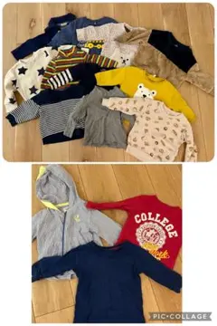 80サイズ　1４着セット　トレーナー　長袖　男の子ミキハウスなど 男の子