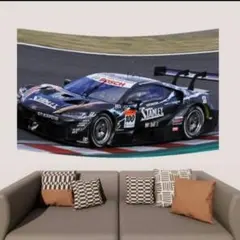 JGTC 全日本GT選手権 タペストリー ガレージ装飾 フラッグ バナー 特大