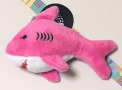 ピンクのサメ アニマルキーチェーンマスコット